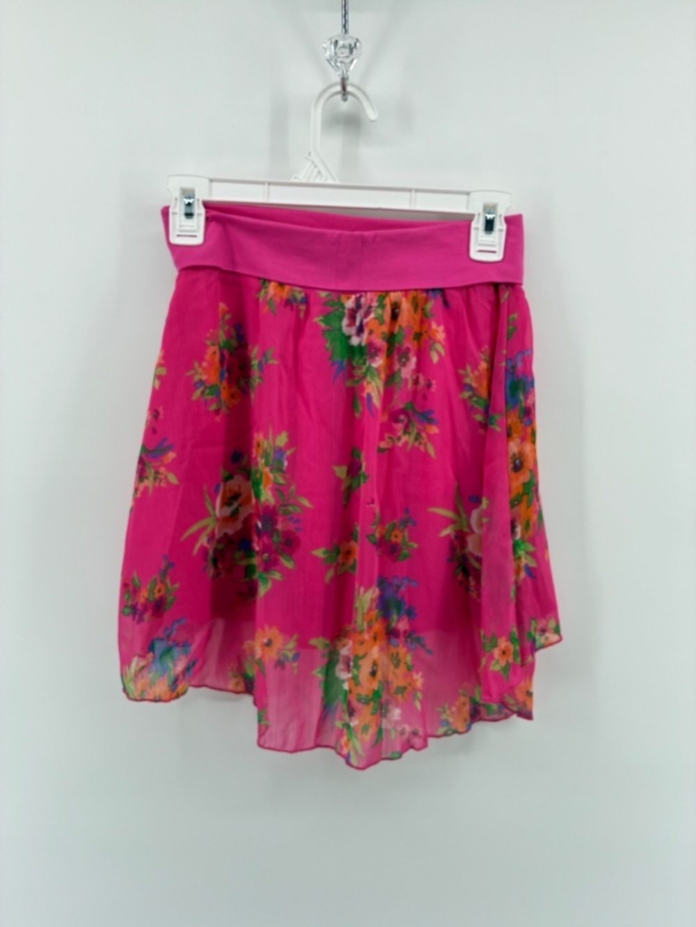 Aeropostale Pink Floral Skater Skirt - Picture 4 of 8